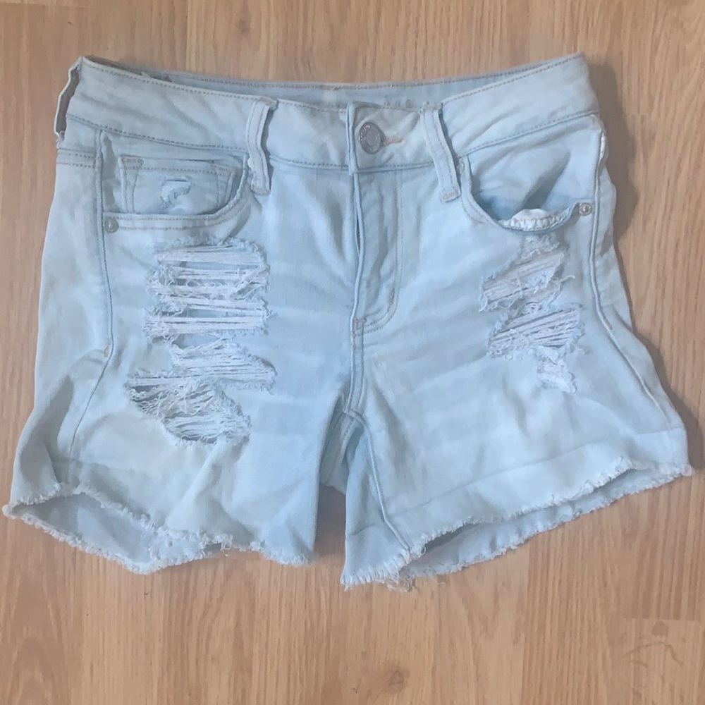 Light washed American Eagle Jean Shorts